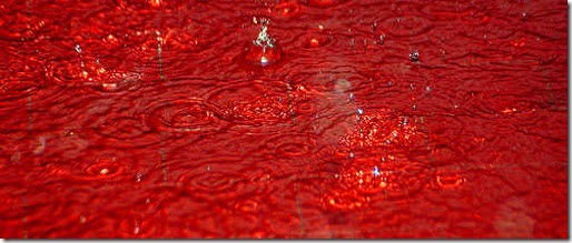 lluvia roja