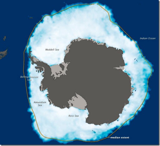 record hielo antartico