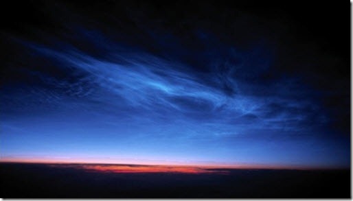 nube noctilucente