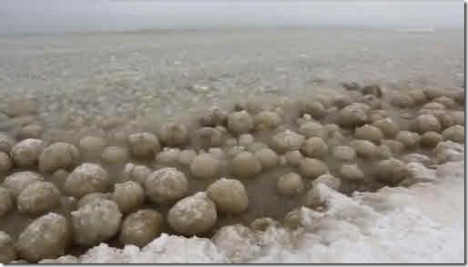 bolas de hielo